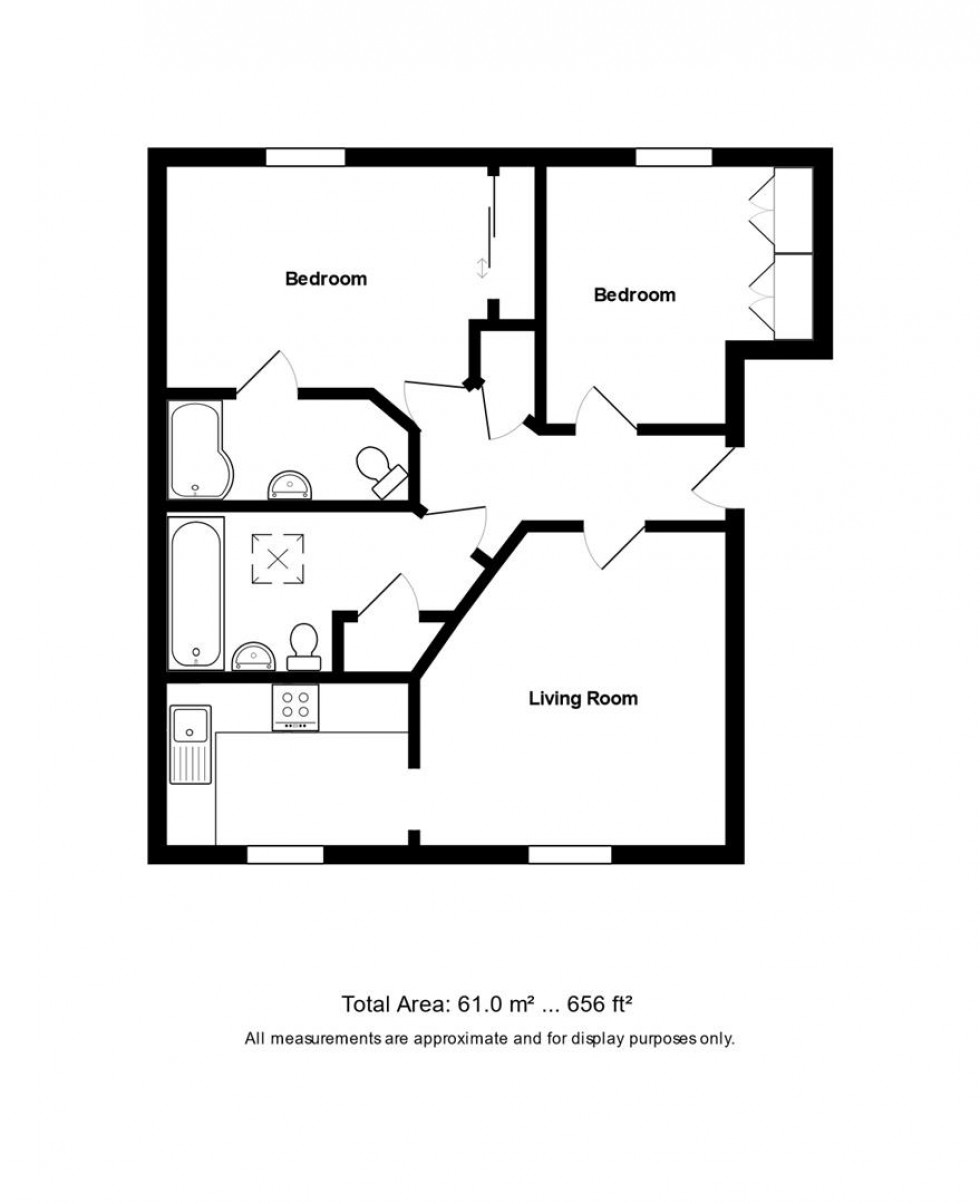 Floorplan for Culvers Road, Keynsham, Bristol