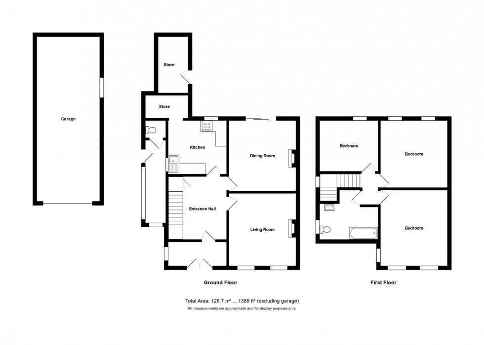 Floorplan for Manor Road, Saltford, Bristol