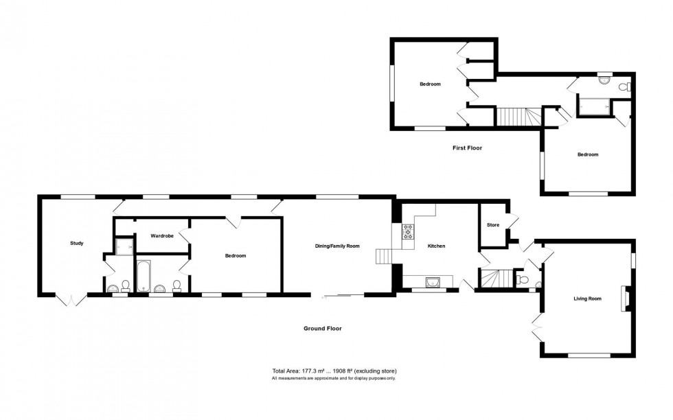 Floorplan for Stockwood Hill, Keynsham, Bristol