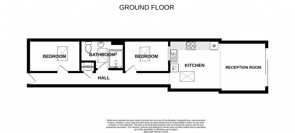 Floorplan for Trafalgar Road, Bath