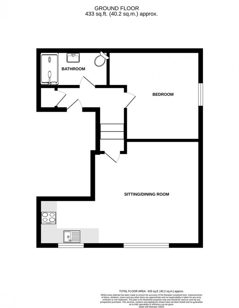 Floorplan for Bath Road, Keynsham, Bristol