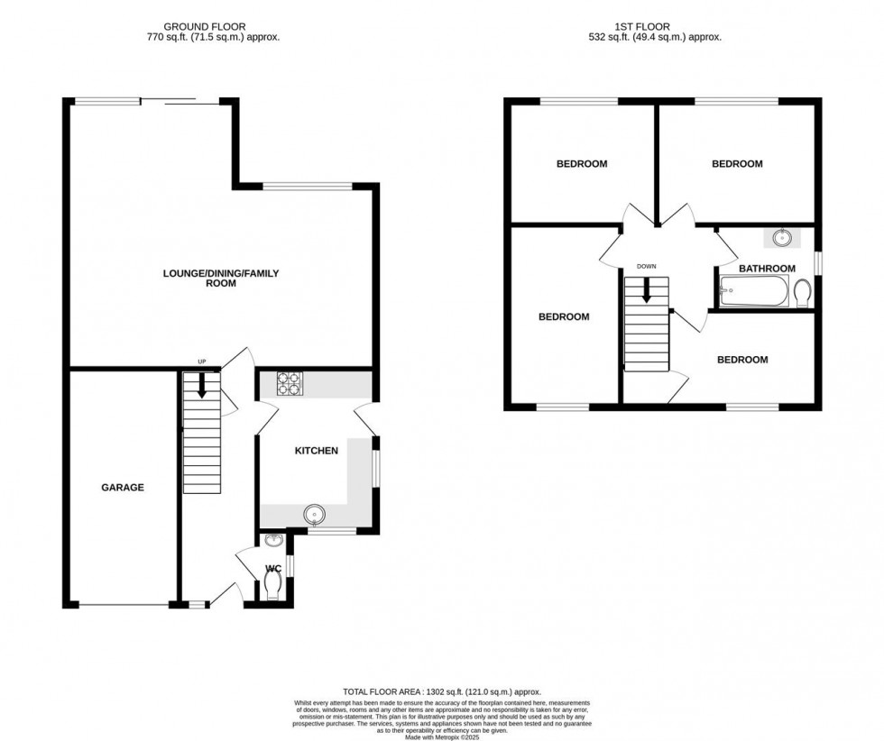 Floorplan for Hurn Lane, Keynsham, Bristol