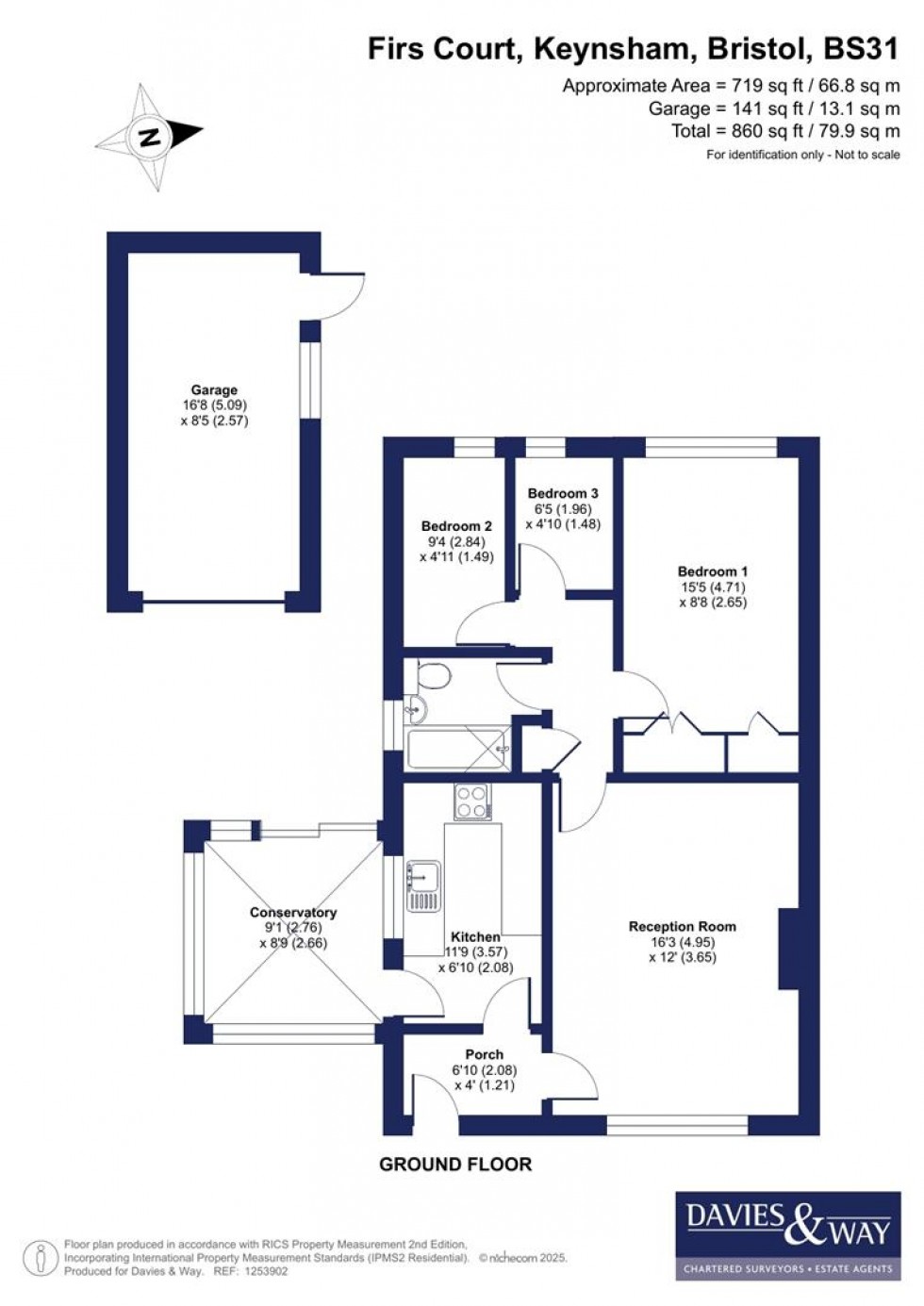 Floorplan for Firs Court, Keynsham, Bristol