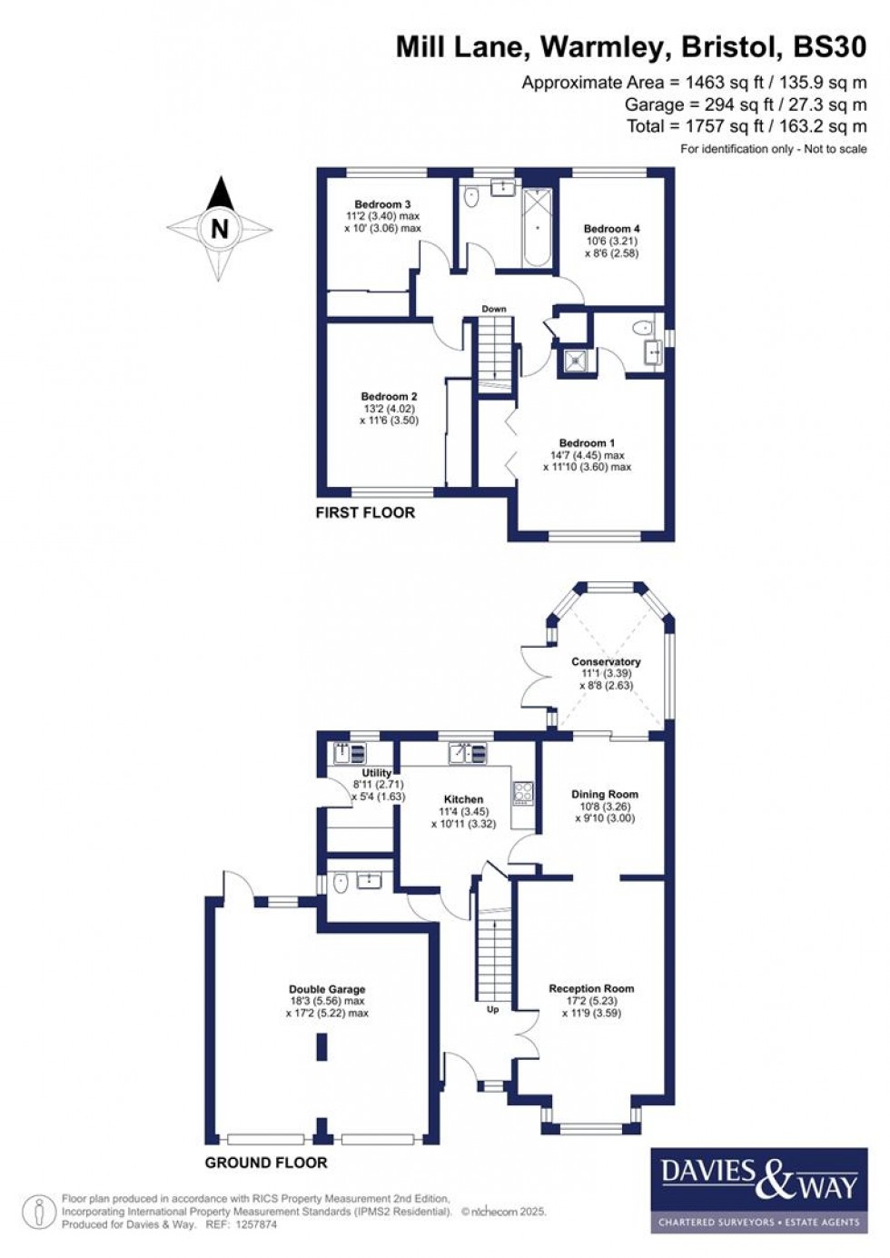 Floorplan for Mill Lane, Warmley, Bristol