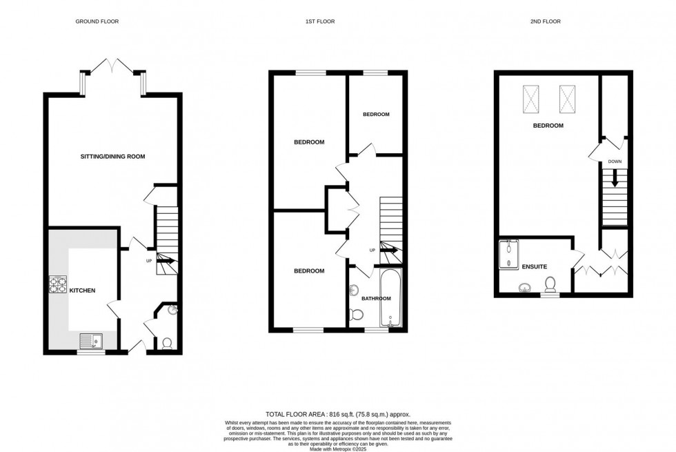 Floorplan for Linnet Way, Keynsham, Bristol