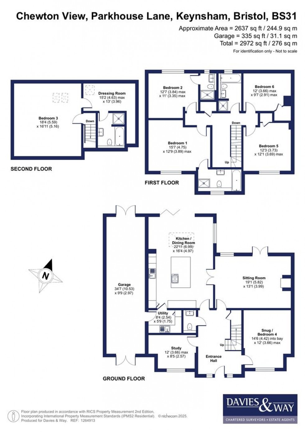 Floorplan for Parkhouse Lane, Keynsham, Bristol