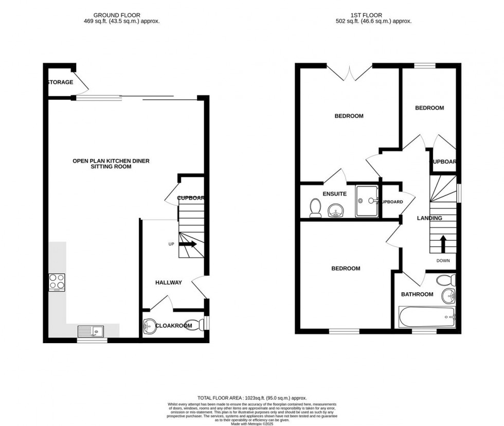 Floorplan for Bath Road, Farmborough, Bath