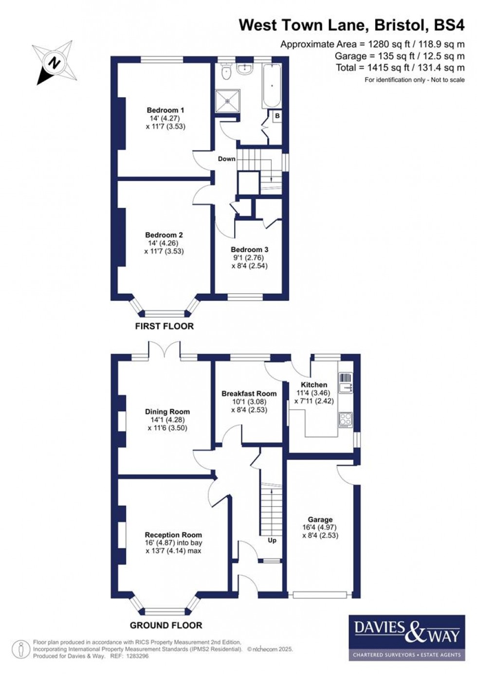 Floorplan for West Town Lane, Bristol