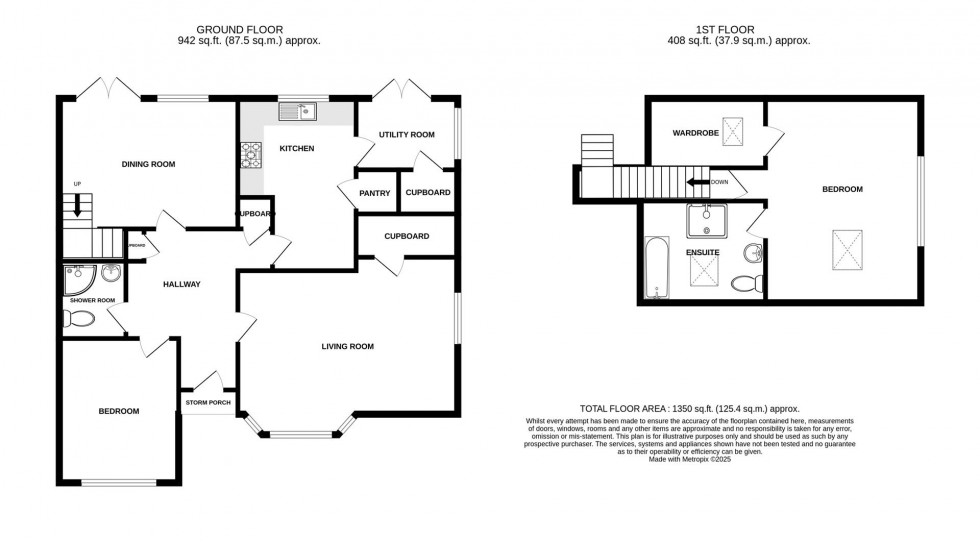 Floorplan for Roundmoor Close, Saltford, Bristol