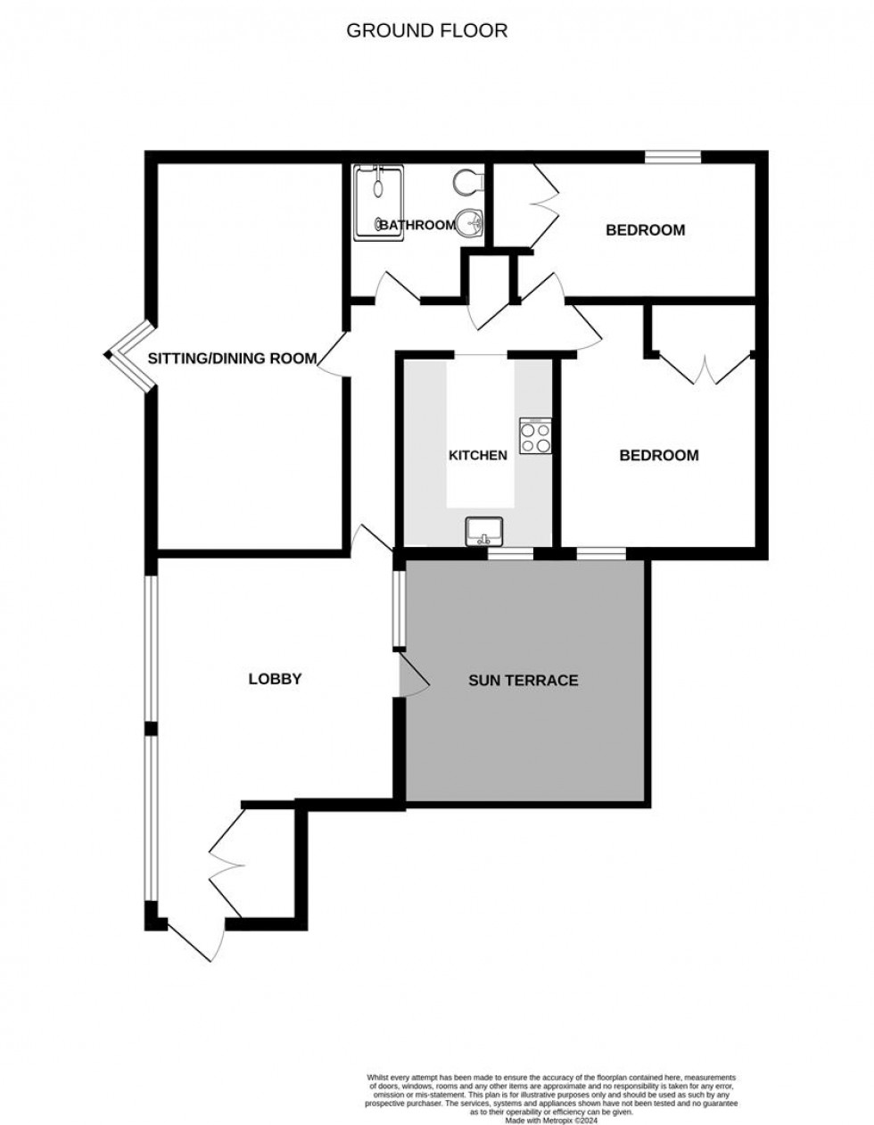 Floorplan for Victoria House, Dapps Hill, Keynsham, Bristol