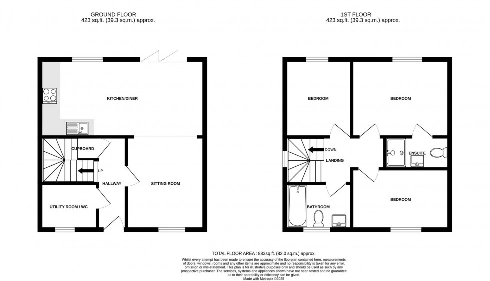 Floorplan for North Street, Oldland Common, Bristol