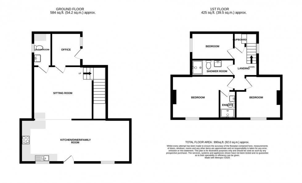 Floorplan for 5 North Street, Oldland Common, Bristol