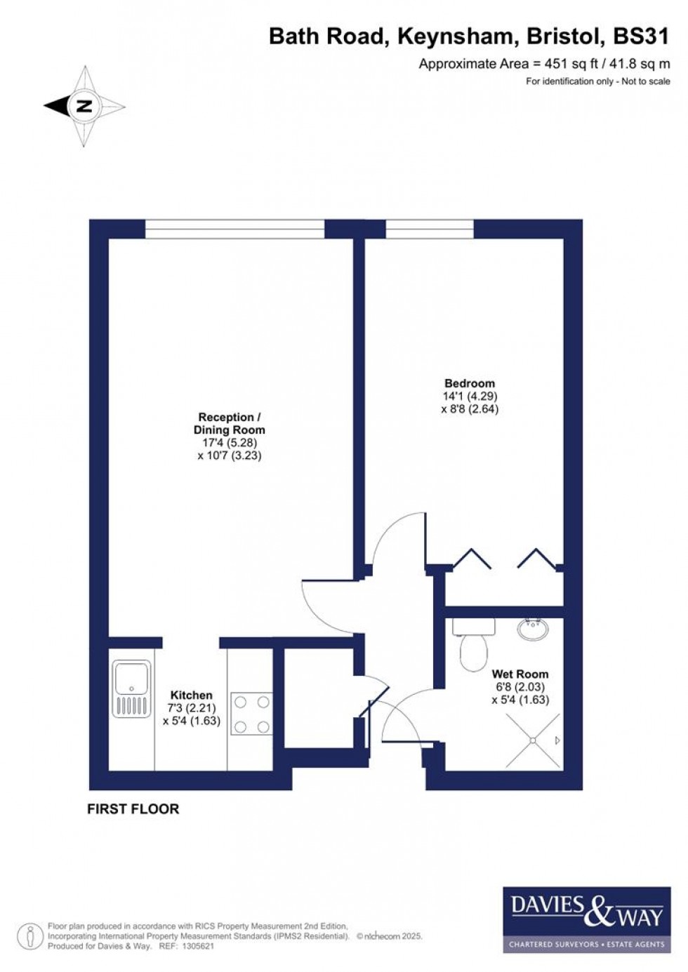 Floorplan for Bath Road, Keynsham, Bristol
