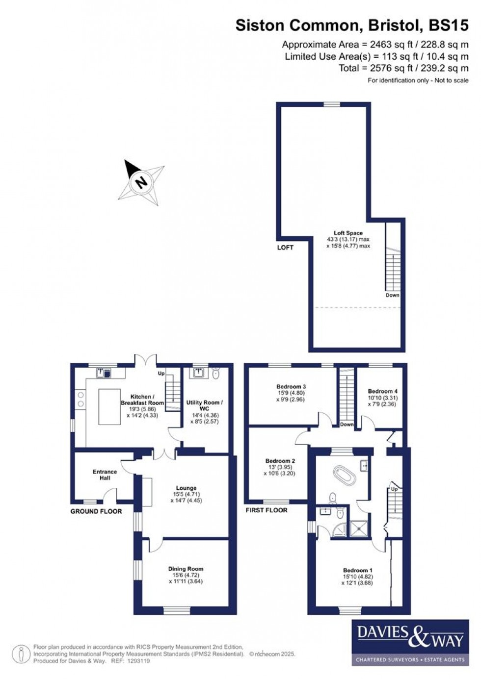 Floorplan for Siston Common, Bristol