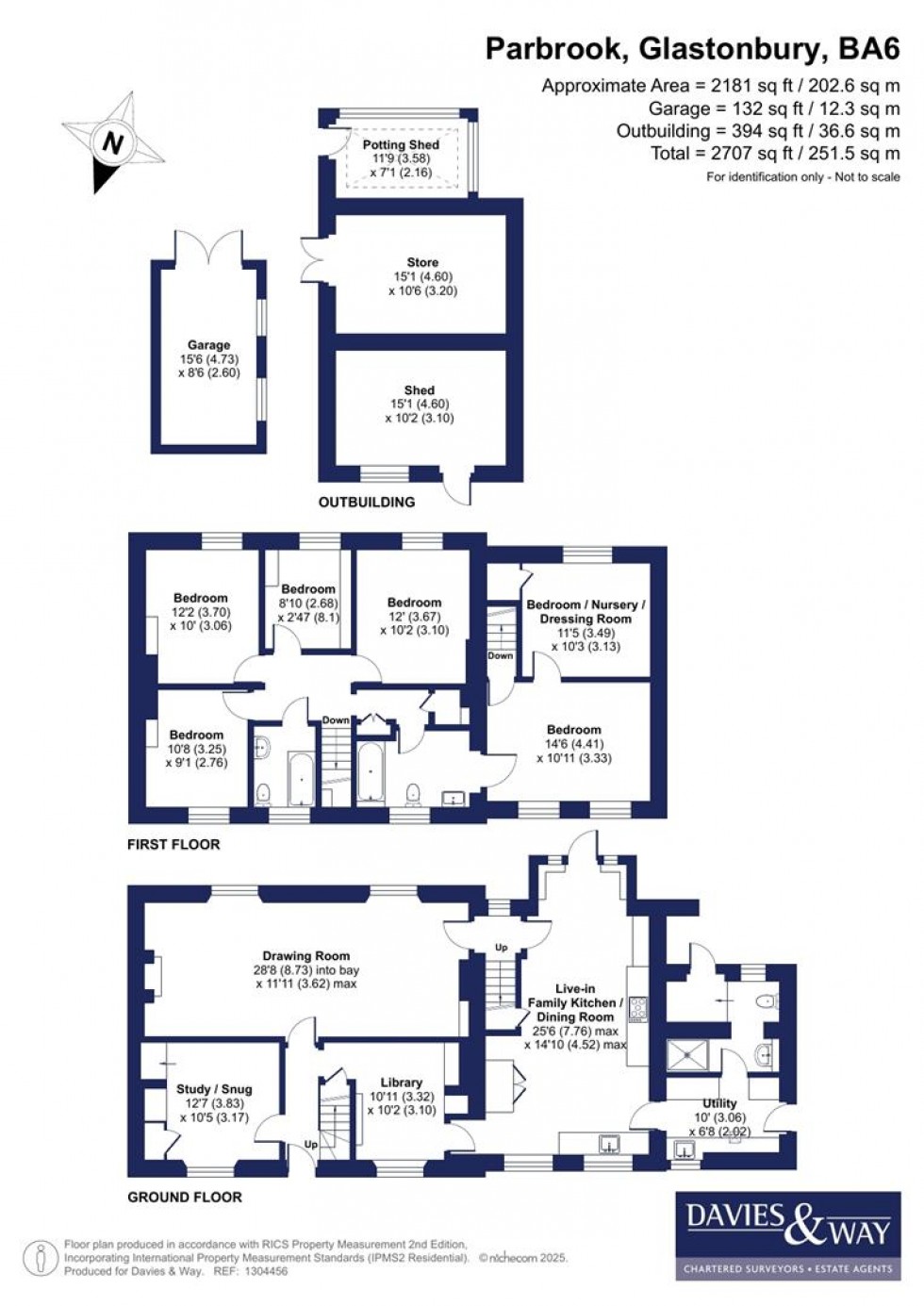 Floorplan for Parbrook between Glastonbury & Castle Cary