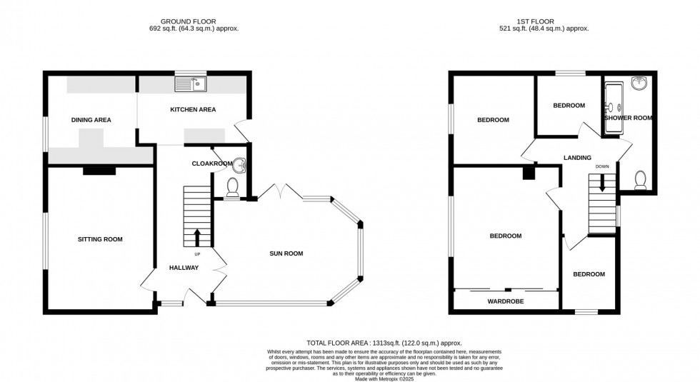 Floorplan for Hill View, Marksbury