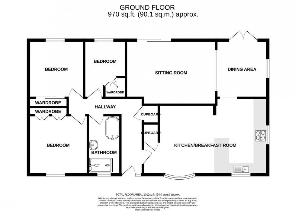 Floorplan for Somerset Folly, Timsbury, Bath