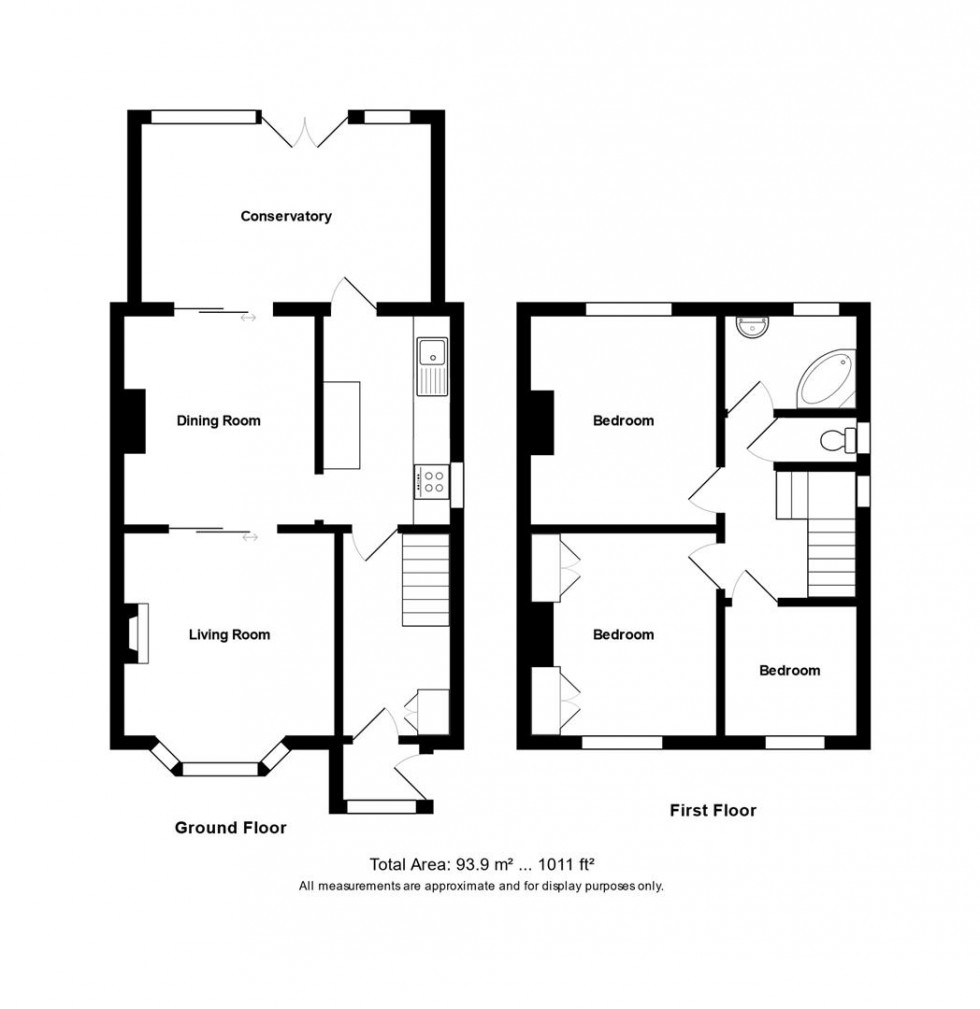 Floorplan for Albert Road, Keynsham, Bristol