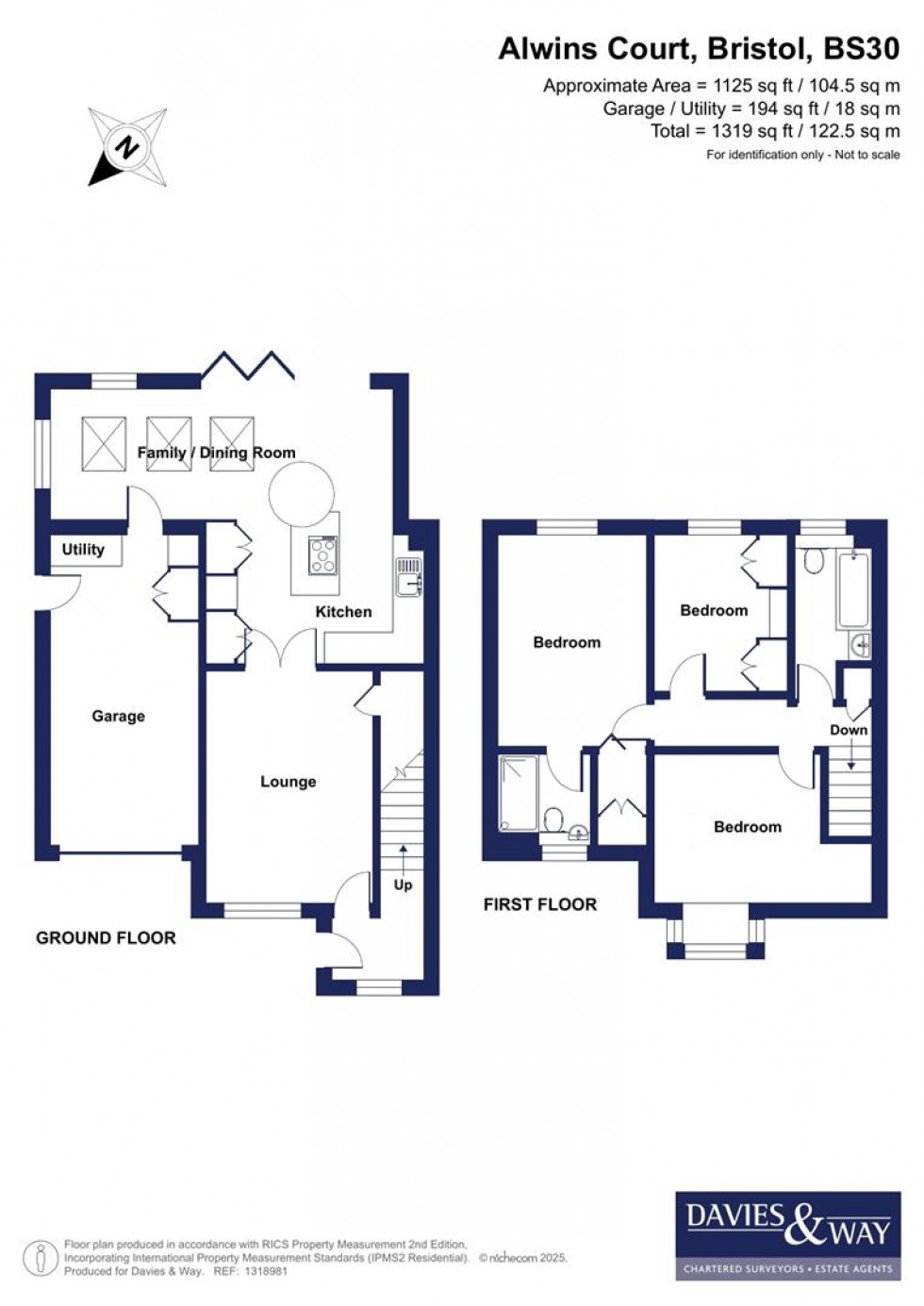 Floorplan for Alwins Court, Barrs Court, Bristol