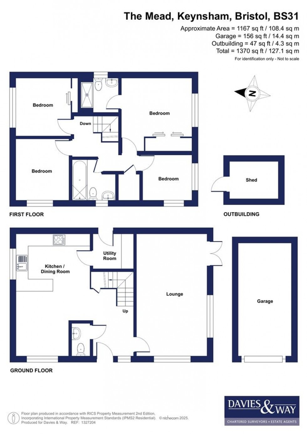 Floorplan for The Mead, Keynsham, Bristol