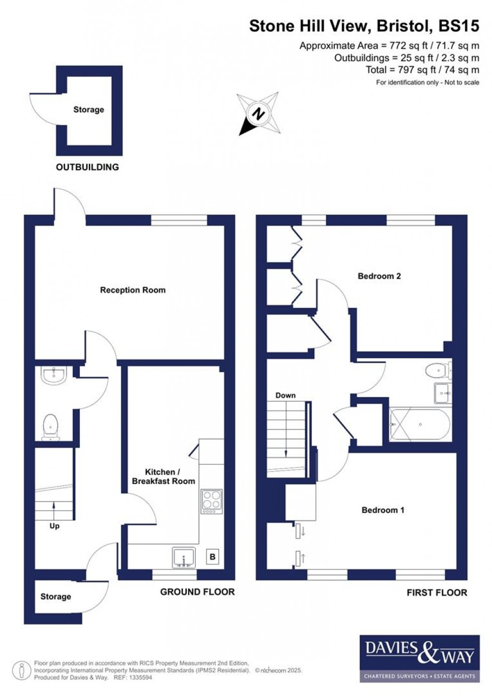 Floorplan for Stone Hill View, Hanham, Bristol