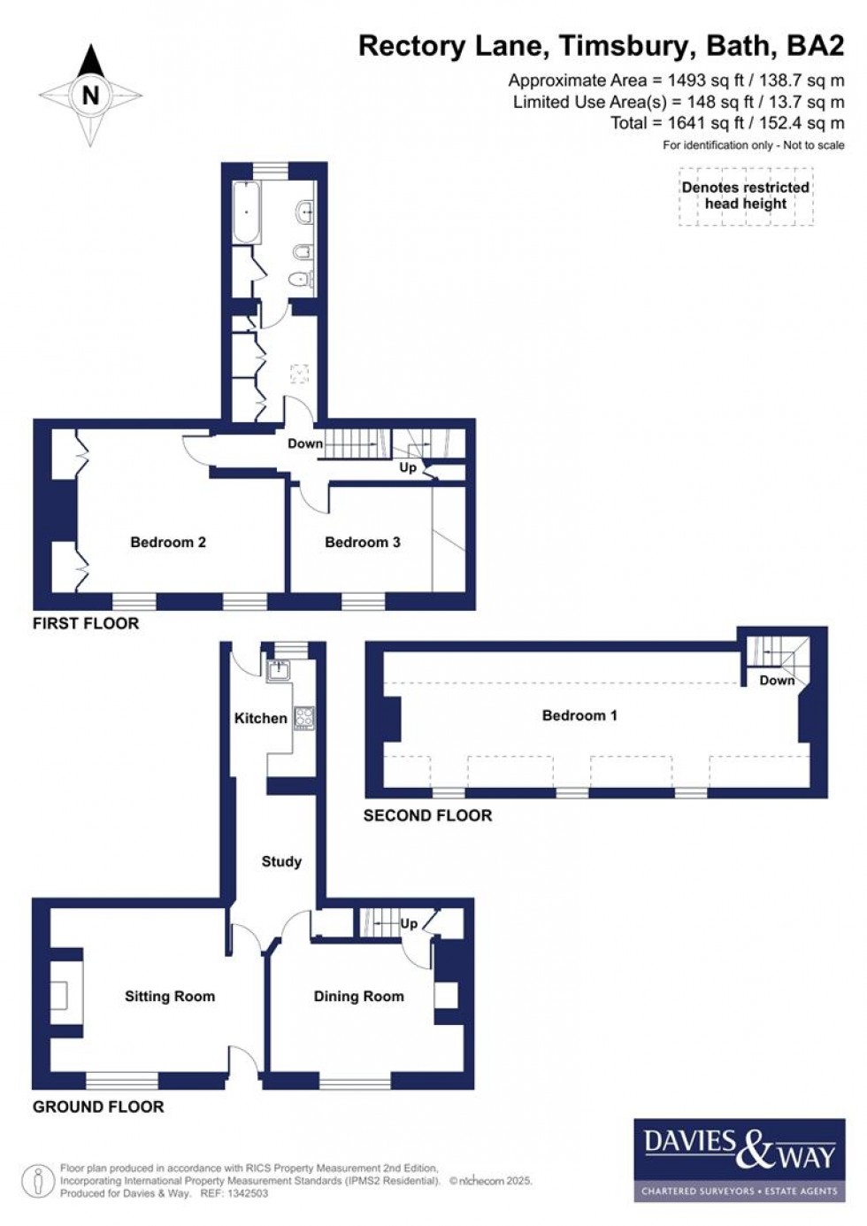 Floorplan for Rectory Lane, Timsbury, Bath