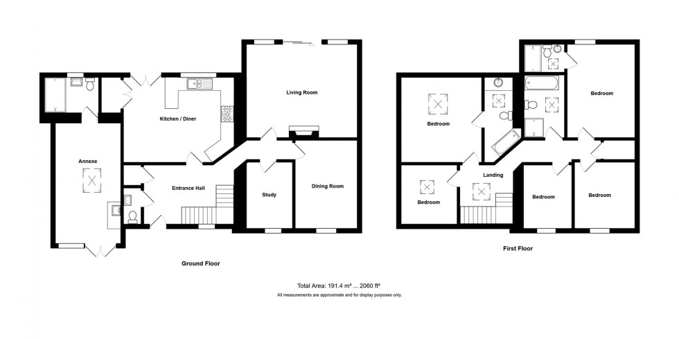 Floorplan for Main Road, Temple Cloud, Bristol