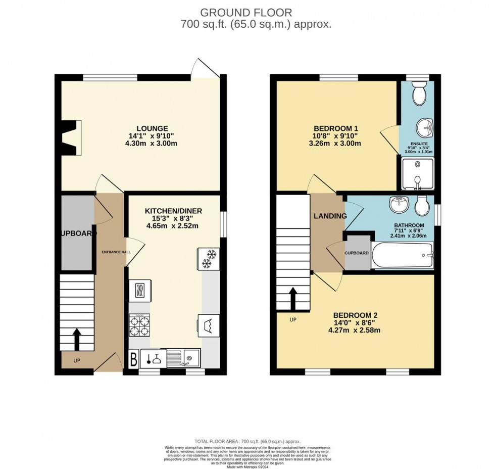 Floorplan for 4 Sherwood Road, Keynsham, Bristol