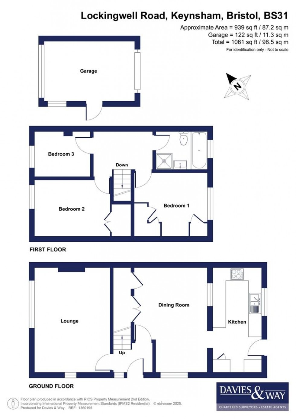 Floorplan for Lockingwell Road, Keynsham, Bristol