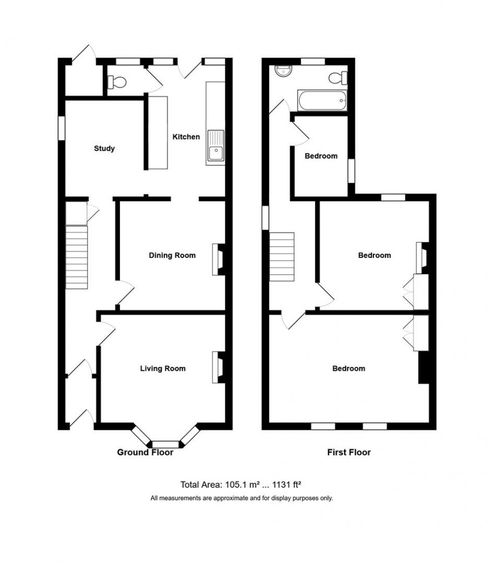 Floorplan for Malvern Buildings, Bath