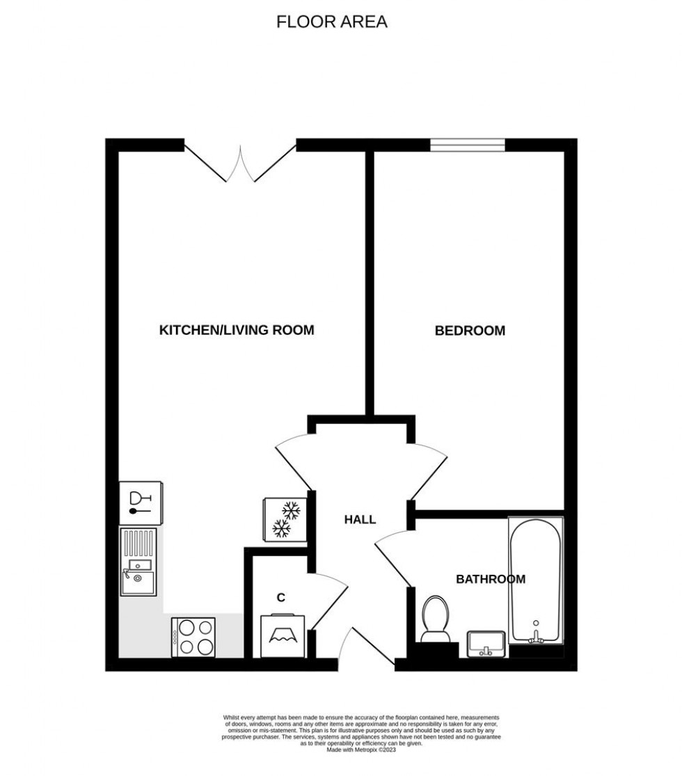Floorplan for Victoria Bridge Road, Bath