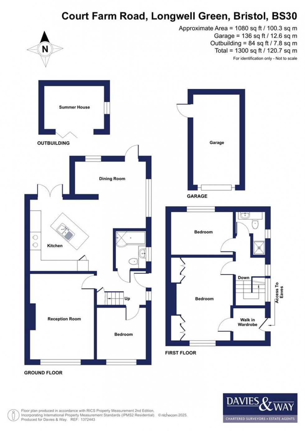 Floorplan for Court Farm Road, Longwell Green, Bristol