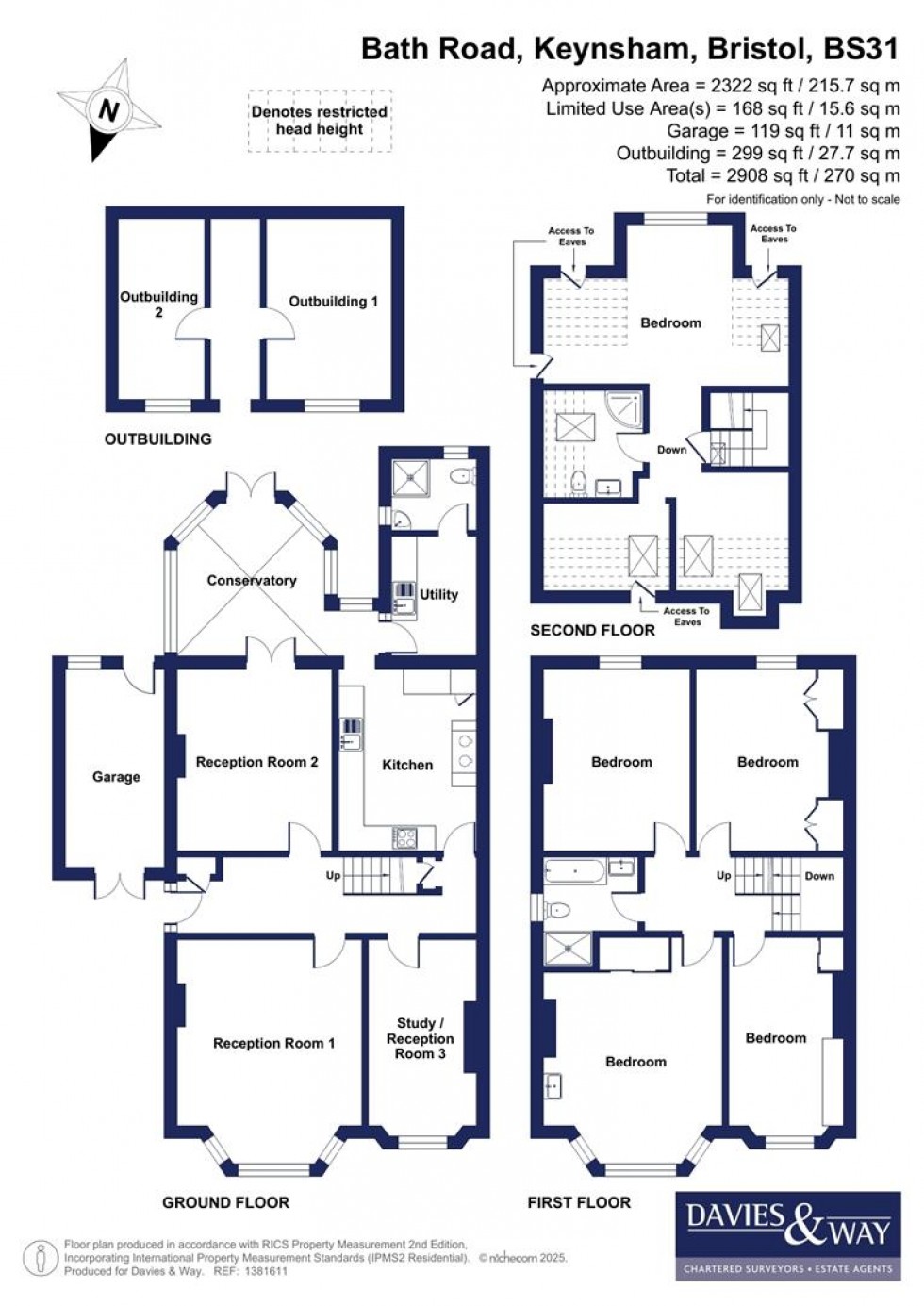 Floorplan for Bath Road, Keynsham, Bristol