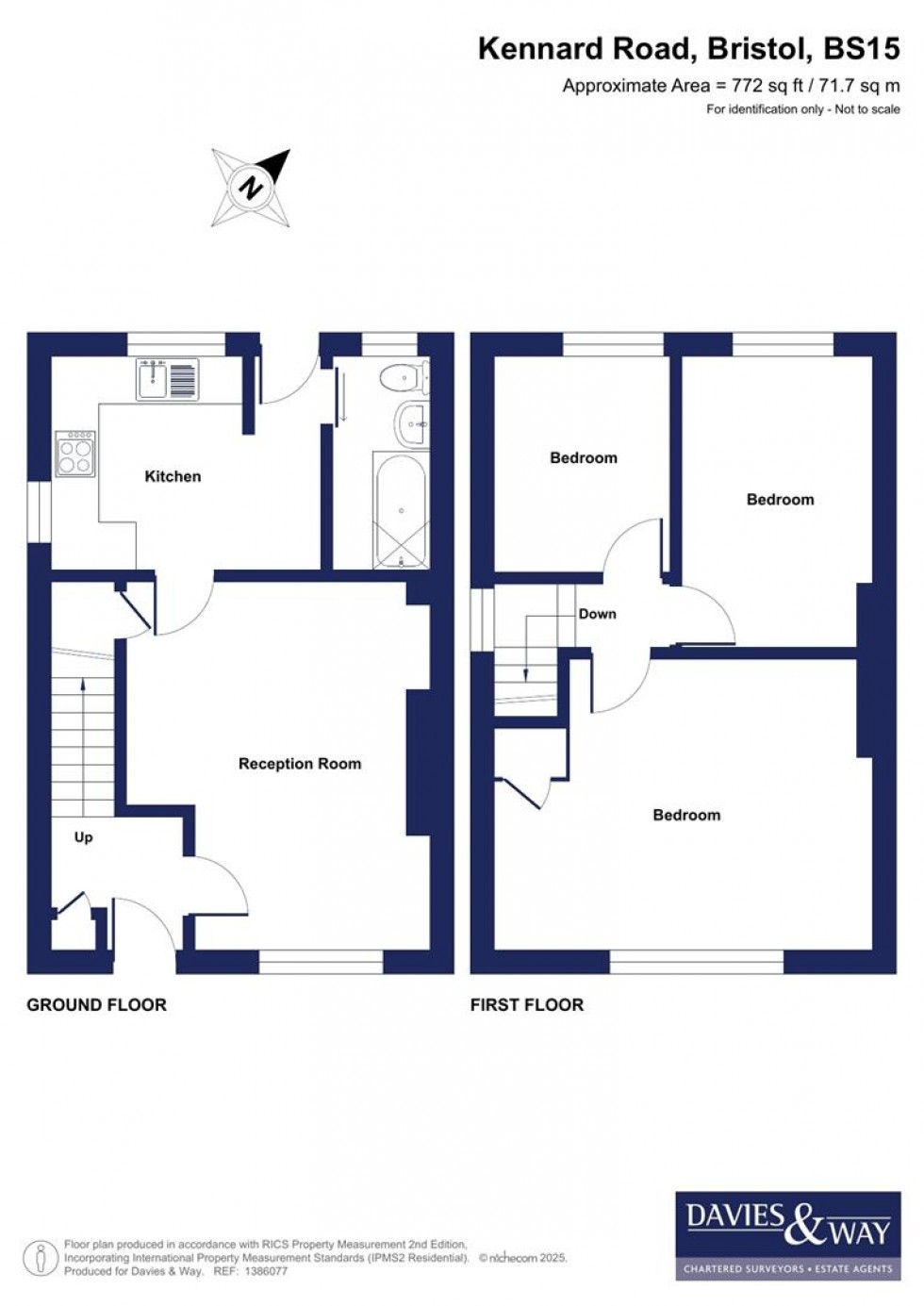 Floorplan for Kennard Road, Kingswood, Bristol