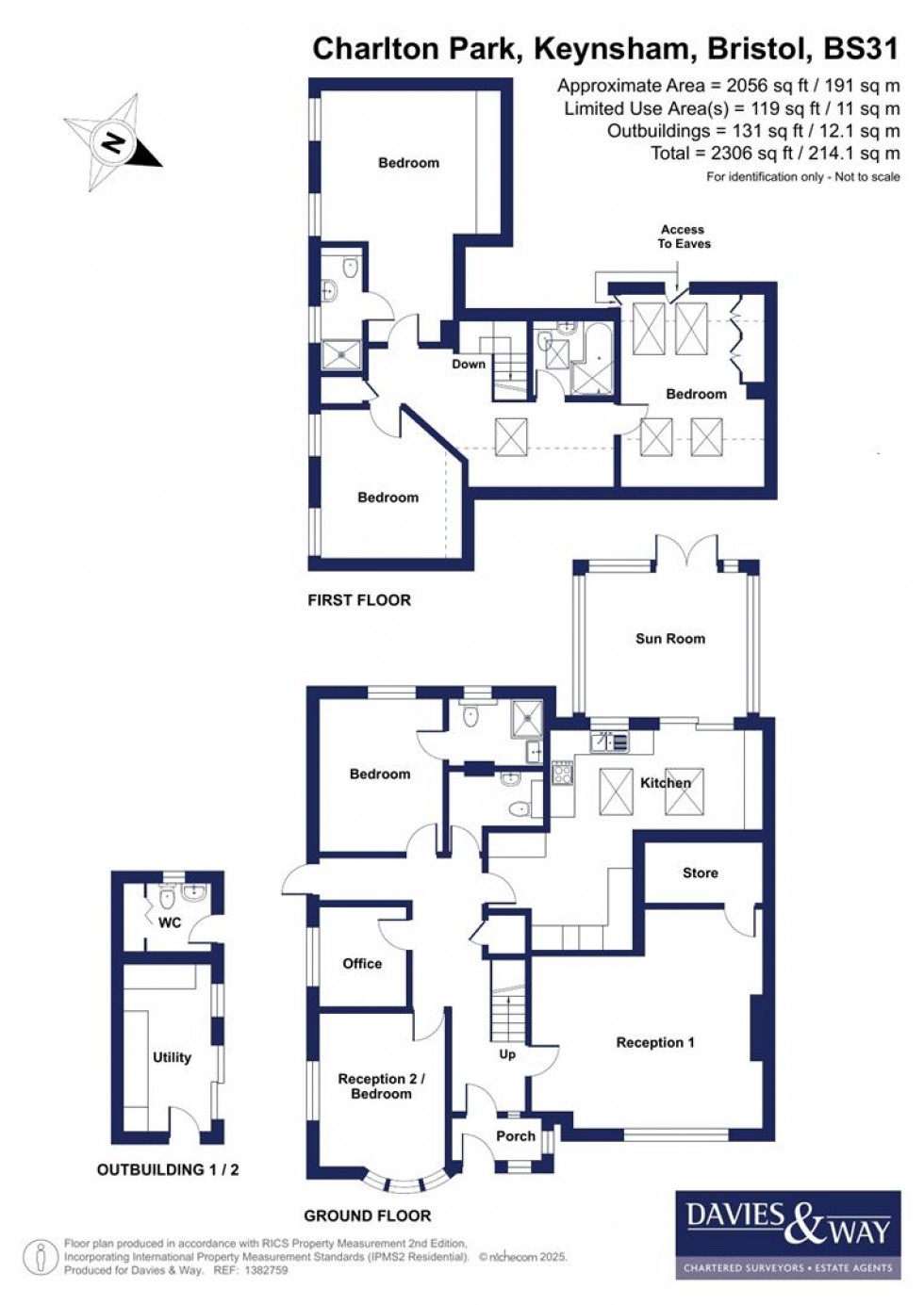 Floorplan for Charlton Park, Keynsham, Bristol
