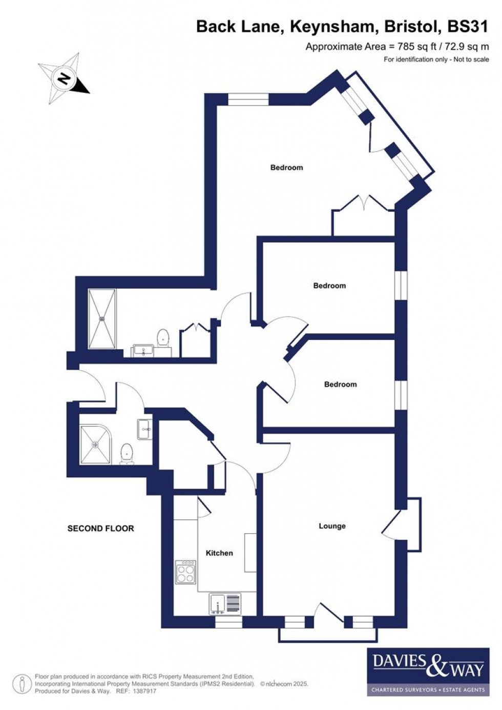 Floorplan for The Regents, Back Lane, Keynsham, Bristol