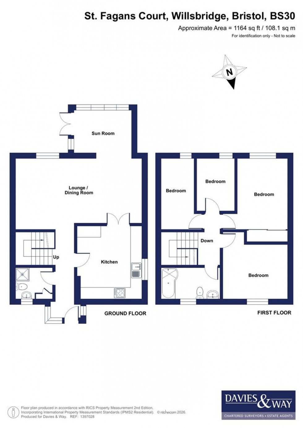 Floorplan for St. Fagans Court, Willsbridge, Bristol