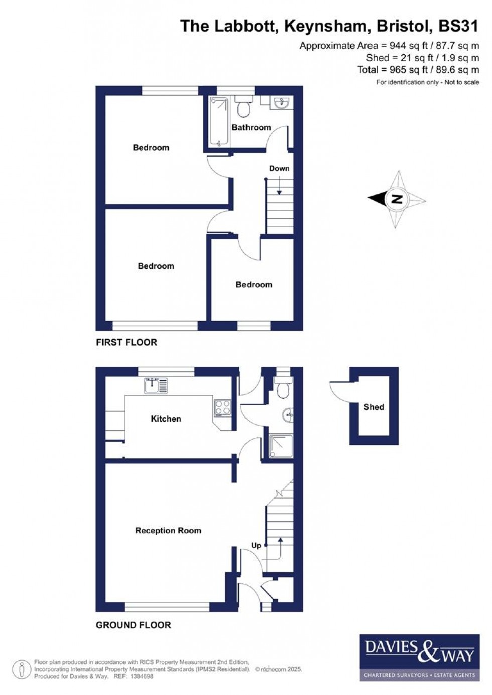 Floorplan for The Labbott, Keynsham, Bristol