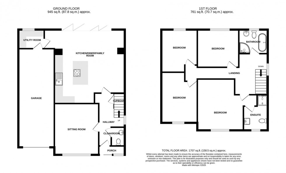 Floorplan for Napier Road, Bath