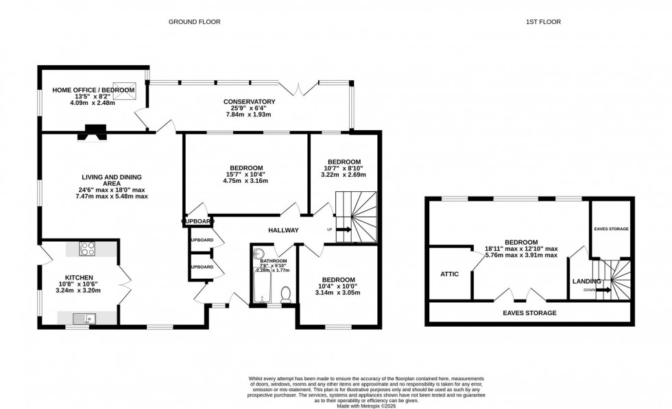 Floorplan for Somerset Folly, Timsbury, Bath