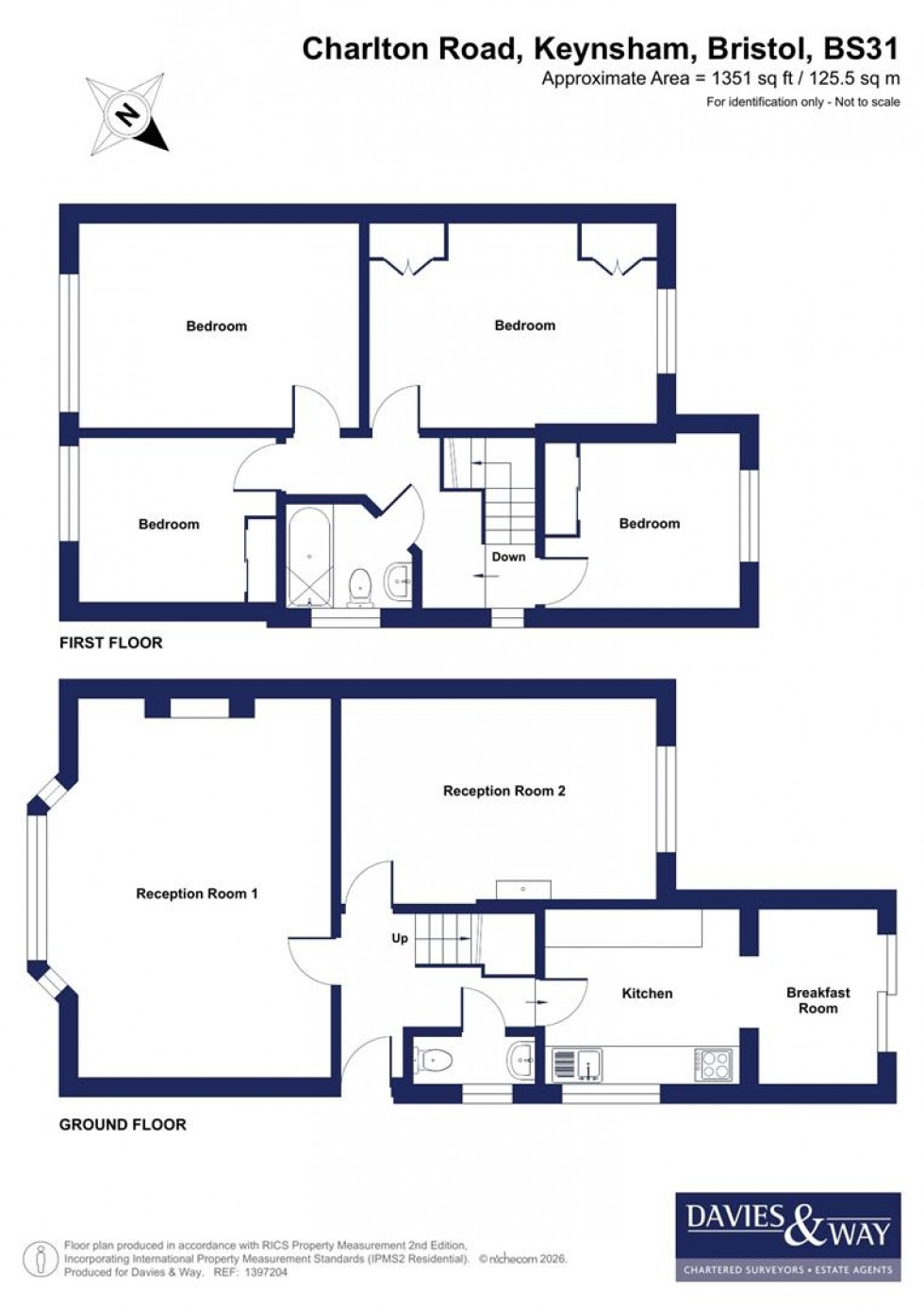 Floorplan for Charlton Road, Keynsham