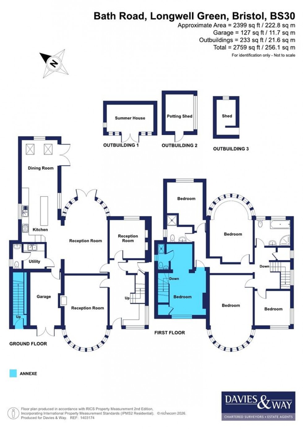 Floorplan for Bath Road, Longwell Green, Bristol