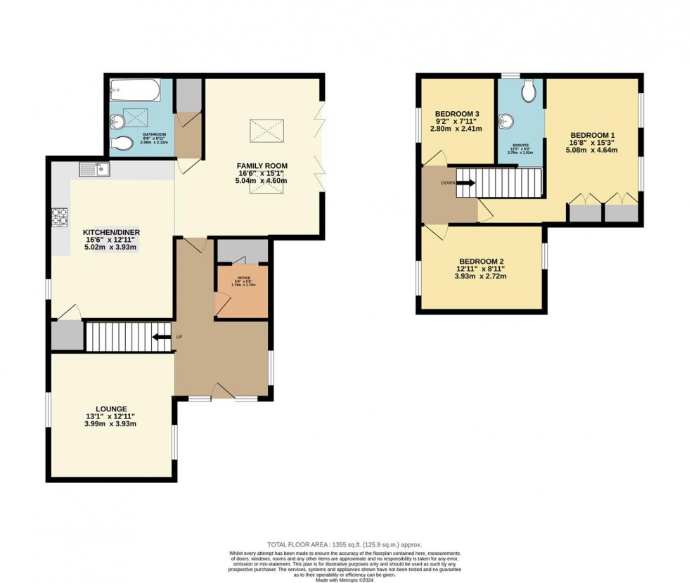 Floorplan for North Street, Oldland Common, Bristol