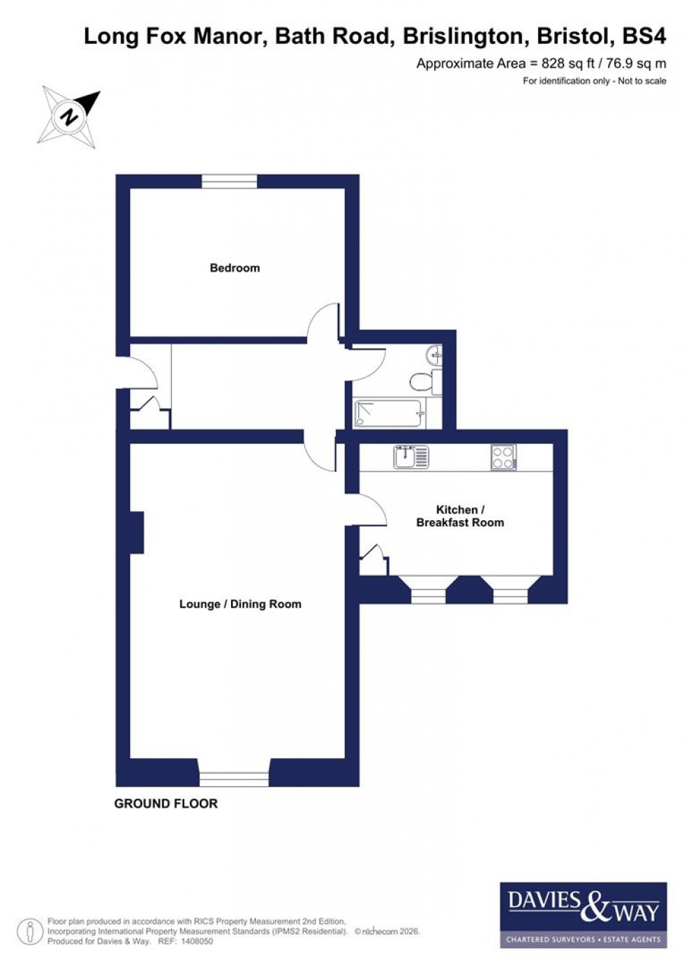 Floorplan for Long Fox Manor, Bath Road, Brislington, Bristol
