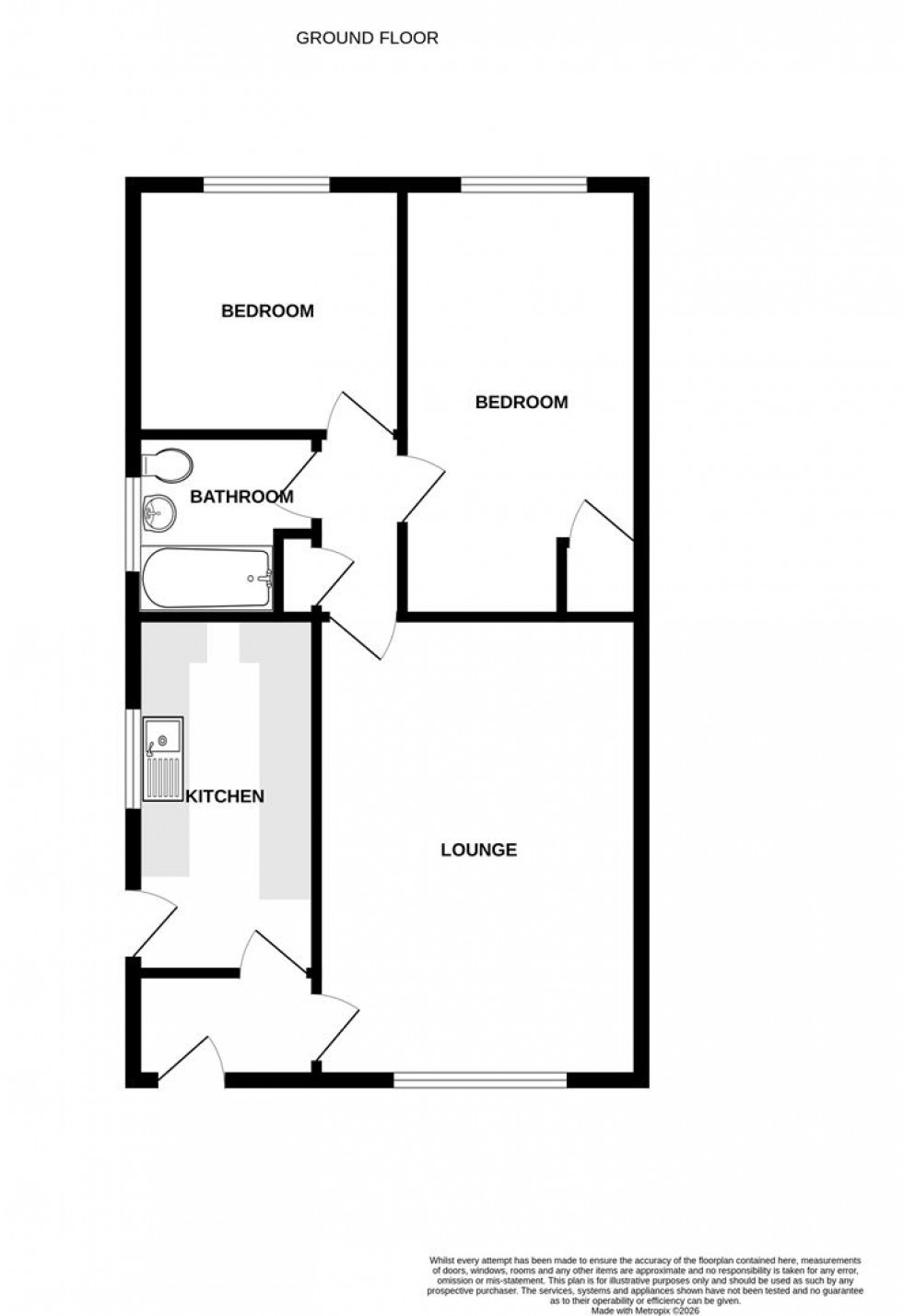 Floorplan for Maple Walk, Keynsham, Bristol