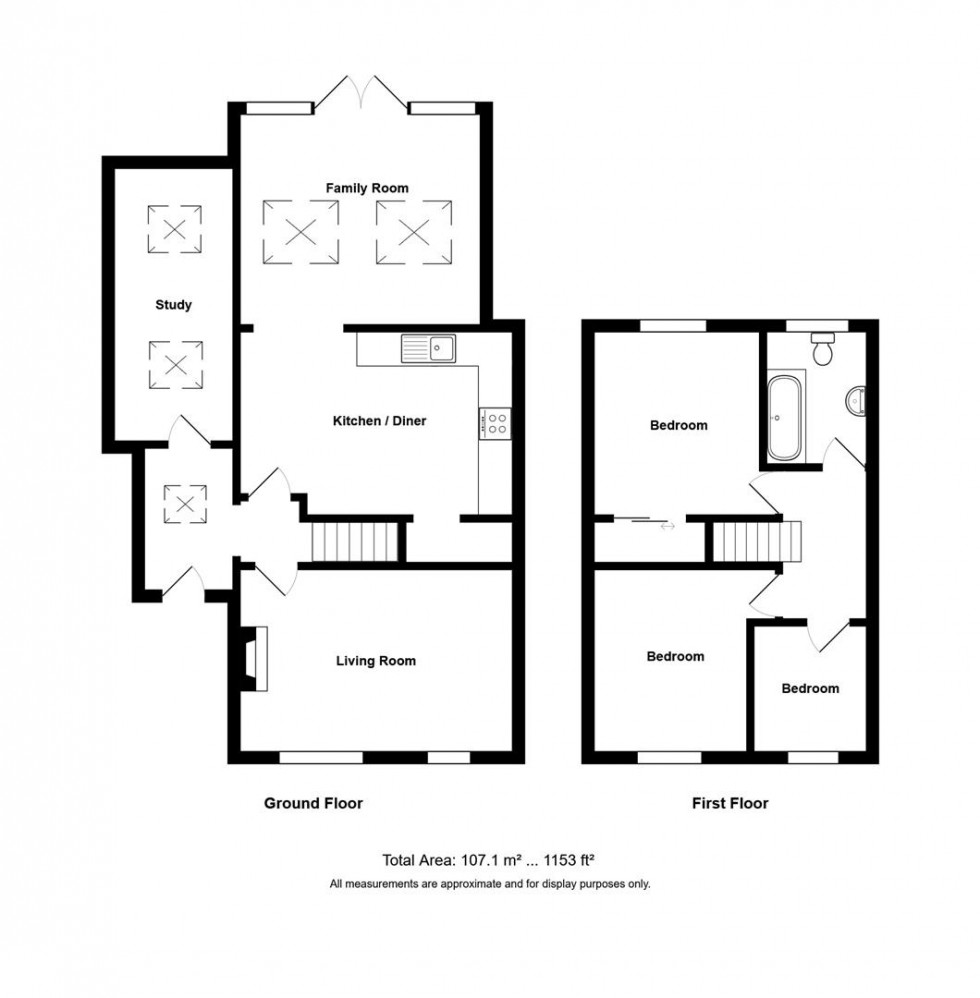 Floorplan for Stephens Drive, Barrs Court, Bristol