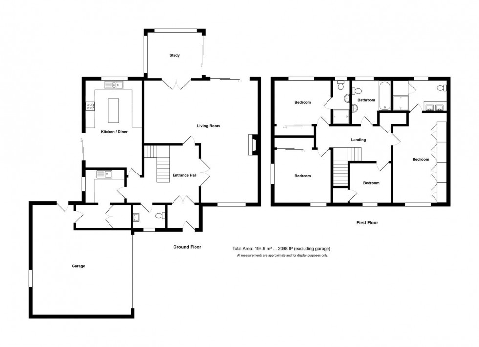 Floorplan for The Mead, Timsbury, Bath