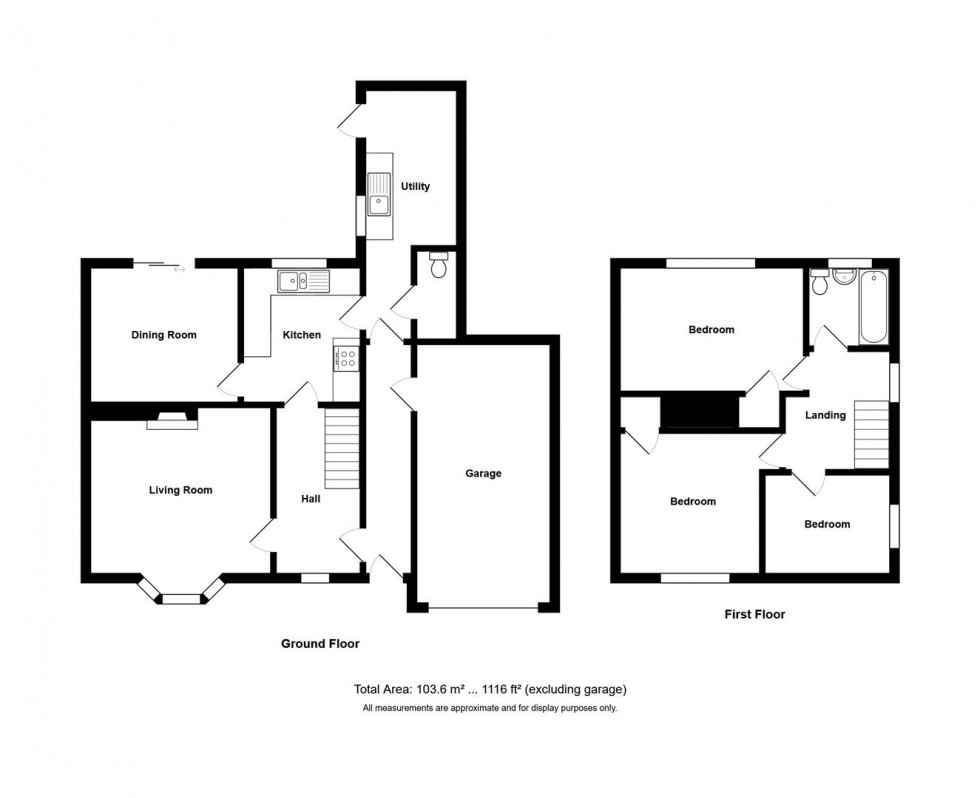 Floorplan for Chelwood Road, Saltford, Bristol