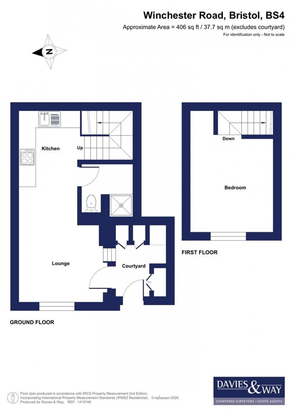 Floorplan for Winchester Road, Brislington, Bristol