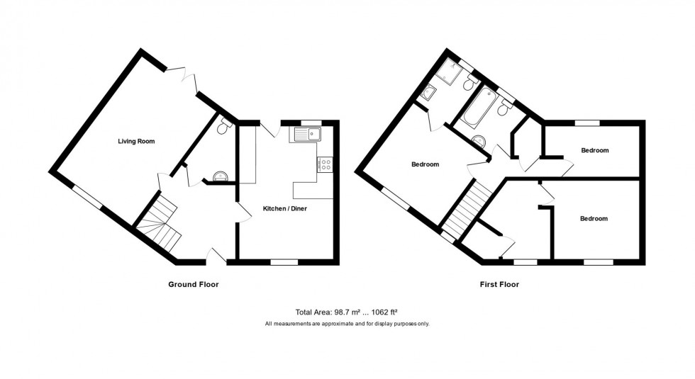 Floorplan for Abbotswood Close, Keynsham, Bristol